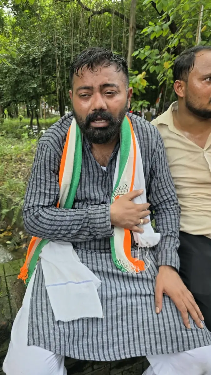 शुद्विकरण पर महासंग्राम,यूथ कांग्रेस का क लक्ट्रेट घेराव