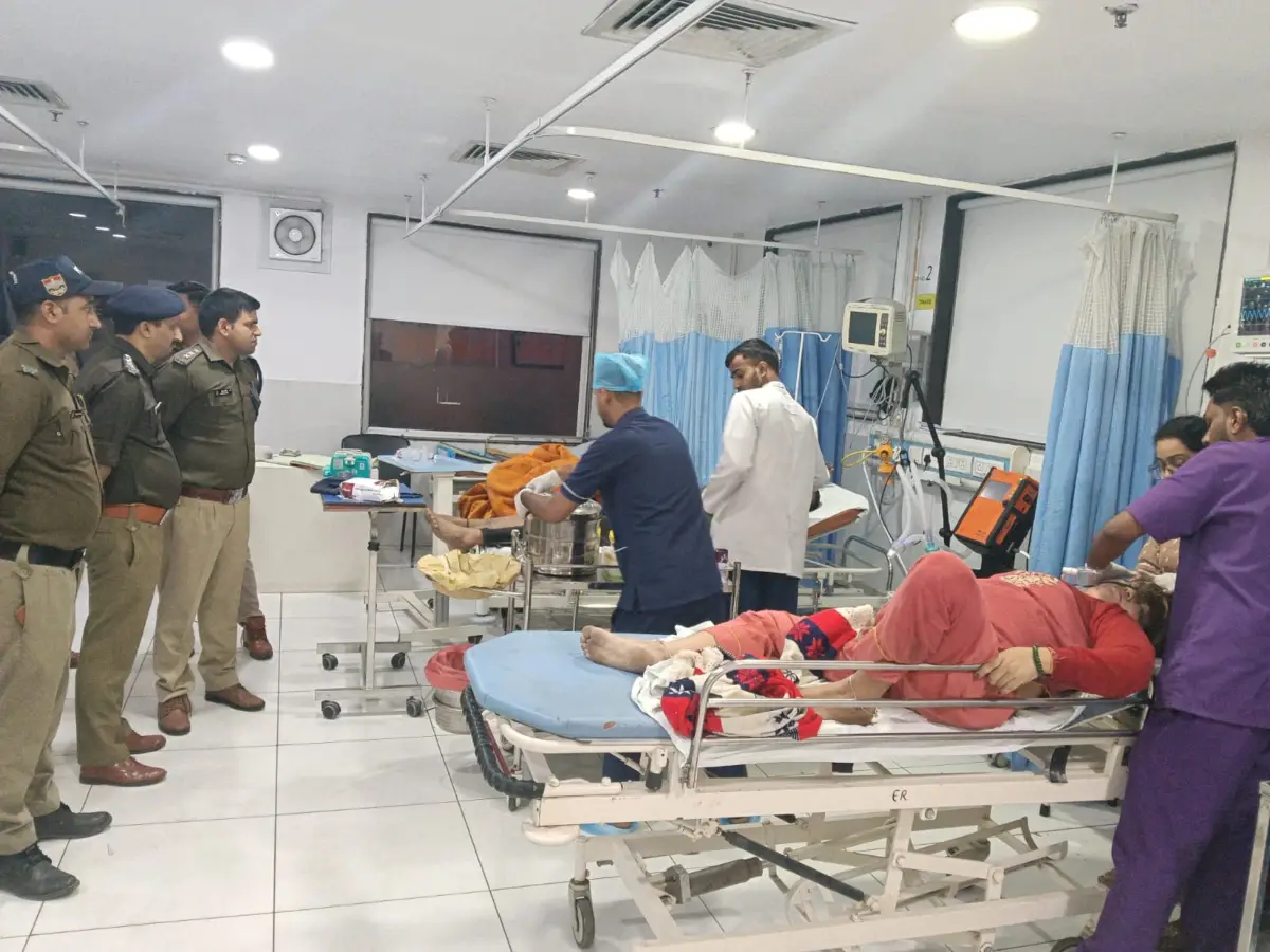 घायल दंपति के लिए देवदूत बनी रुद्रपुर पुलिस